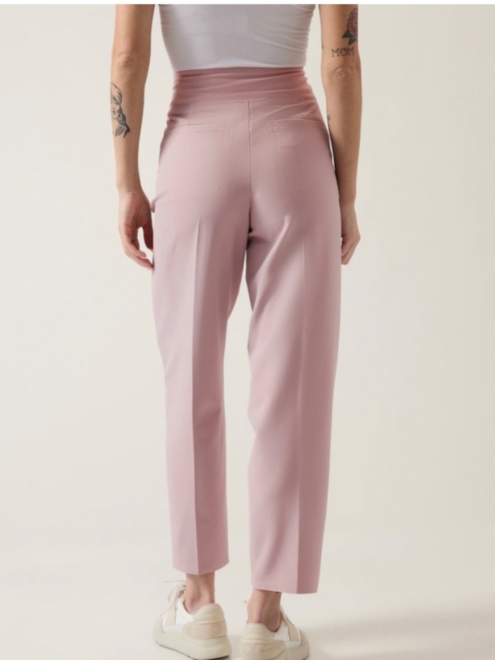 BOGO! Athleta Endless Pant High Rise Pant Smoked Mauve Tapered Fit Size 2 - Picture 3 of 10